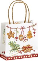 Kerst Cadeauzakje - Giftbag Cookies - Set van vier