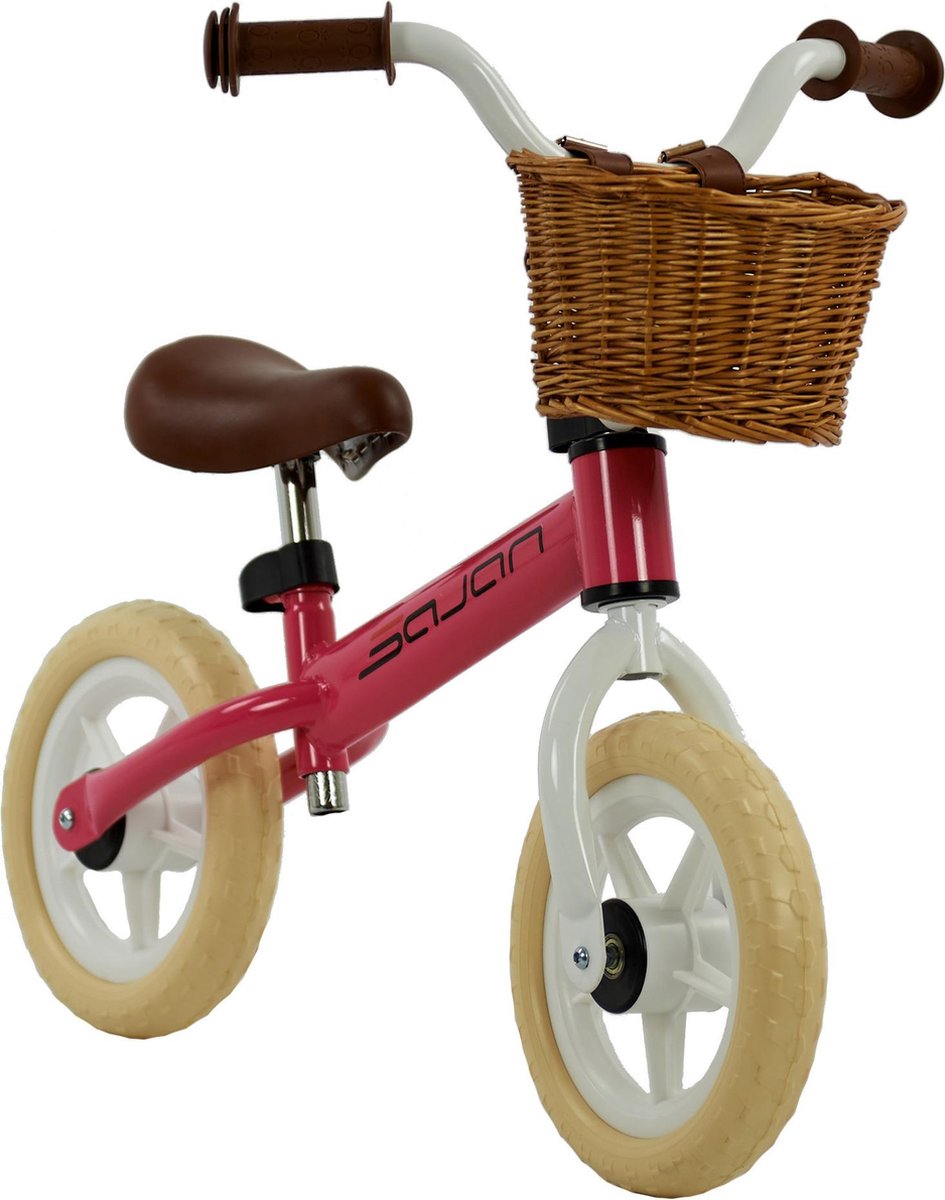Sajan Loopfiets - Wit-Roze - Balance bike - Speelgoed — afbeelding 6