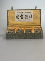 Parfumflesjes Panda's in luxe doosje