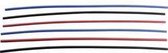 DSG Canusa 8014030000 Krimpkous zonder lijm Zwart, Rood, Blauw 3 mm Krimpverhouding: 3:1 1.5 m