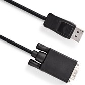 DisplayPort naar VGA kabel - 1920 x 1080 - 1 meter - Zwart - Allteq
