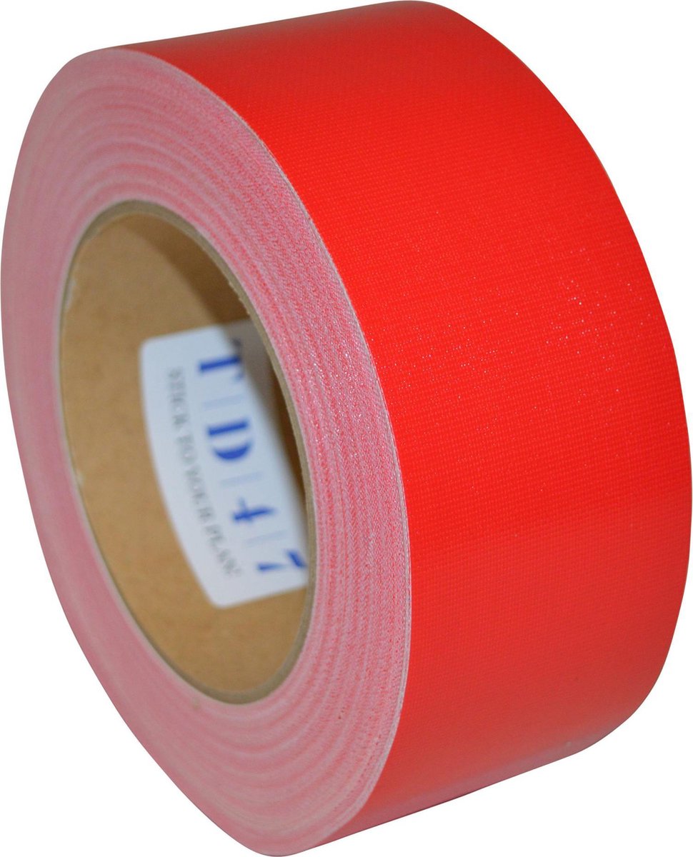 TD47 Gaffa Tape 50mm x 50m Rood bol