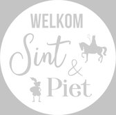 Sticker Cirkel Sinterklaas