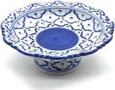 Presenteerschaal – Serveerschaal – Schaal op voet – Snackschaal – Etagère – Thais servies  21 cm