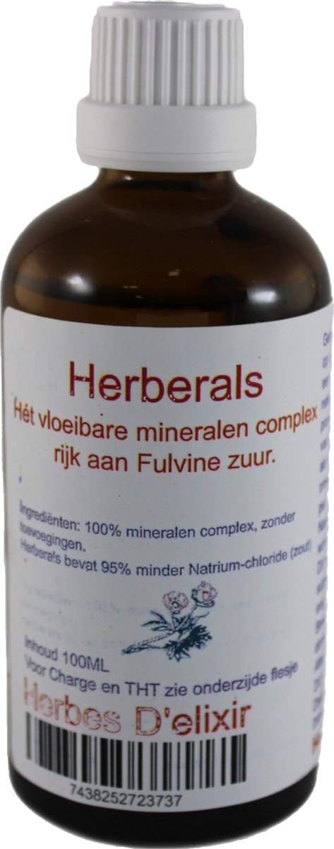 Herbes D'elixir Herberals Mineralencomplex - 100ml - Rijk aan magnesium, chloride en selenium