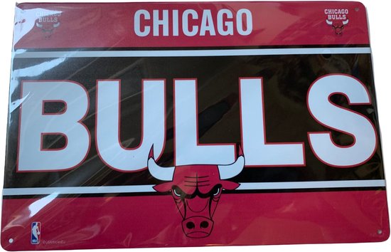 USArticlesEU - Metalen kentekenplaat - Chicago Bulls - Basketball - Michael Jordan - NBA - license plate - decor