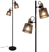 Nordic Lamp Hoeklamp - met Dubbele Hoofd Verstelbaar Lampenkap - Woonkamer lamp Slaapkamer Vloerlamp Decoratie Staande Lamp