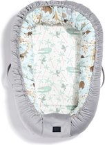 Dundee & Friends Blue - Dark Grey Babynestje Babynest 110x70x15 cm