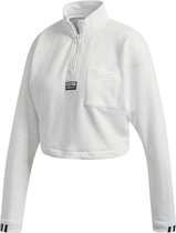 adidas Originals Cropped Sweat Sweatshirt Vrouwen Witte 42