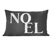 Sierkussen - Citation de Noël - Multicolore - 30 Cm x 50 Cm