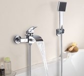 Productgigant- Badkraan met handdouche - Wandmontage - Chroom