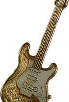 Speldje Stratocaster, goudkleurig