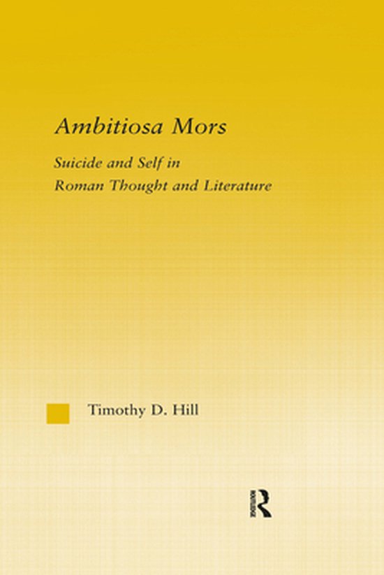 Studies in Classics - Ambitiosa Mors - cover