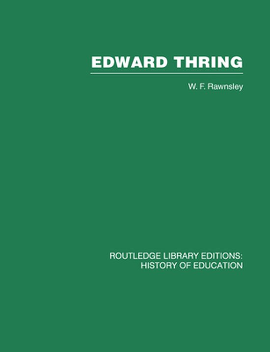 Edward Thring - cover