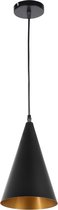ANTONIO Hanglamp E27 1x Rond Zwart