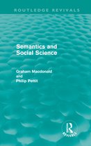 Routledge Revivals - Semantics and Social Science