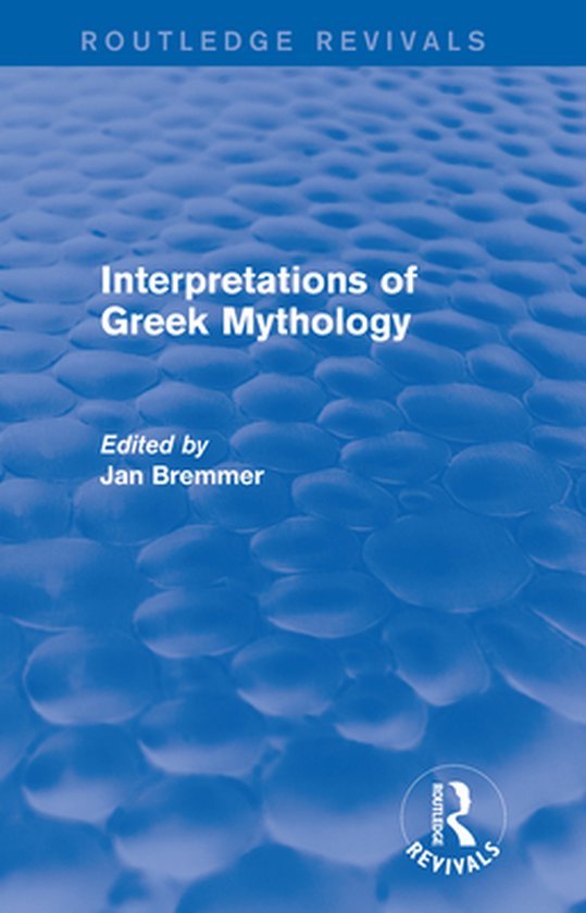 Interpretations of Greek Mythology - cover