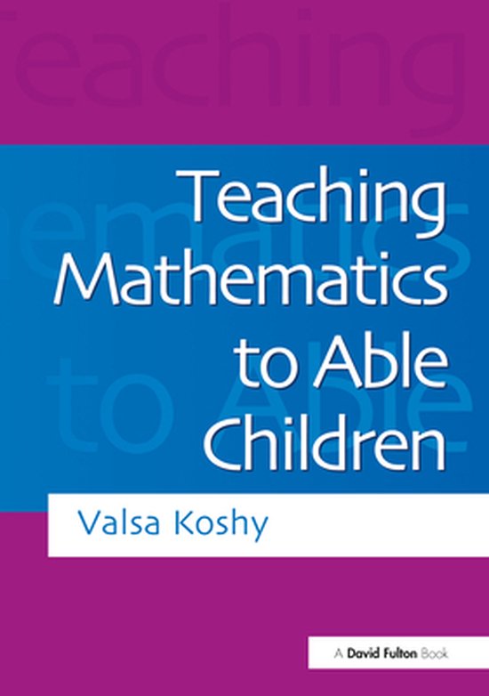Teaching Mathematics to Able Children - cover