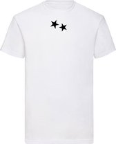 T SHIRT STARS WHITE (XL)