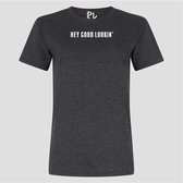 TSHIRT HEY GOOD LOOKIN GREY (XS)