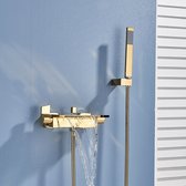 Productgigant- Badkraan - watervalkraan - incl. planchet - Goud