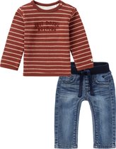 Noppies kledingset (2delig) Jeans met gestreept shirt -Maat 56