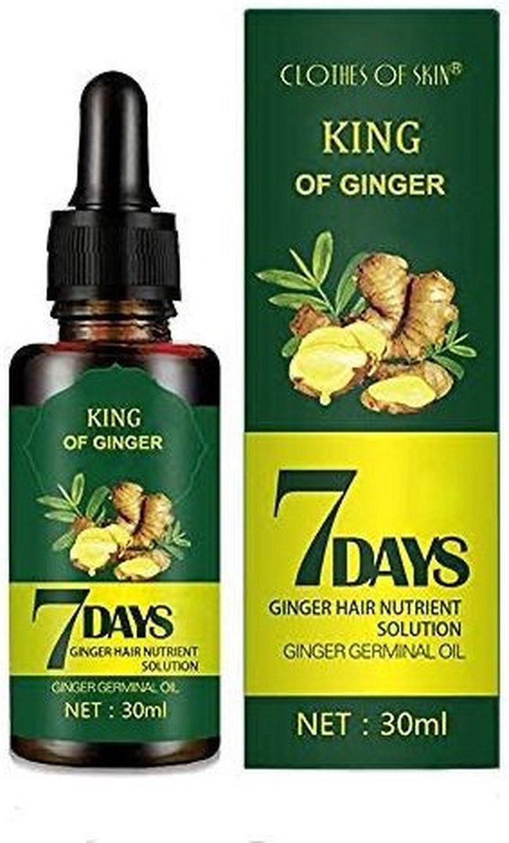 Ginger Hair Growth Serum - Germinal Essential Hair Growth Oil Efficace en 7  jours 