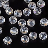 Kristallen krallen Helder 10 x 8 mm