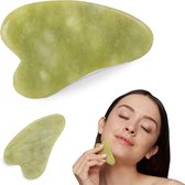 Jade massager - Jade steen - 100% origineel - Steen - Verbetert de bloed- en lymfecirculatie - Massager - Anti aging - LIMITED EDITION