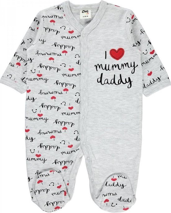 Pyjama Bébé garçon et fille Vêtements de bébé J'aime papa