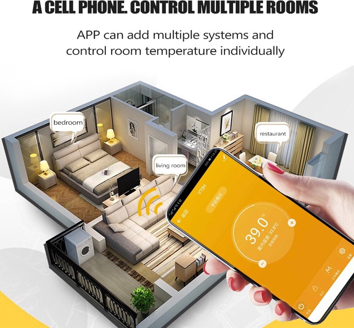 TechU™ Slimme Thermostaat Limit – Zwart – Alleen voor Elektrische Vloerverwarming – App & Wifi – Google Assistant & Amazon Alexa – IFTTT thumbnail 3