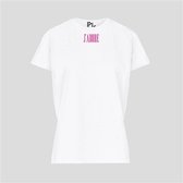 T-SHIRT J'ADORE PINK WHITE (M)