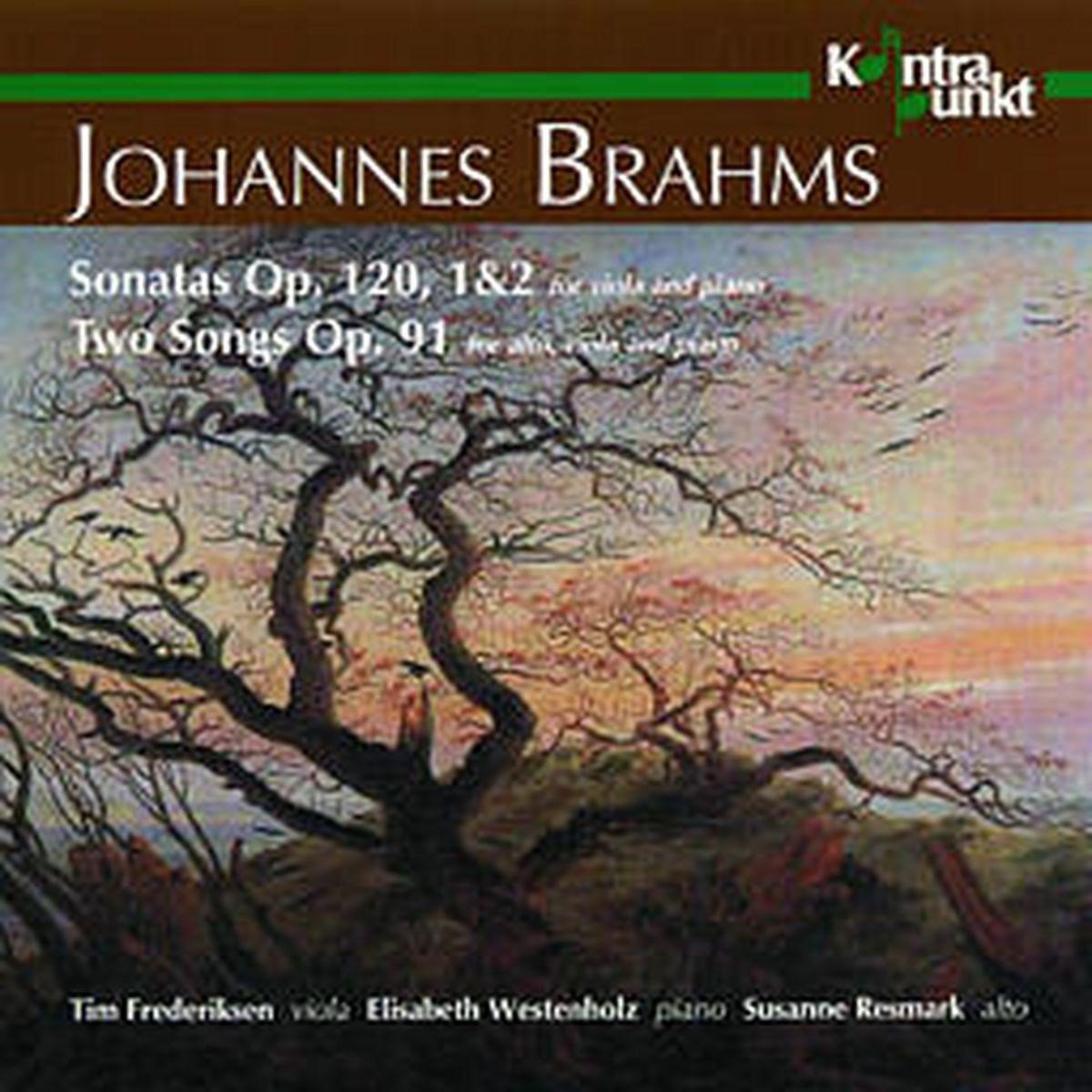 Tim Frederiksen & Elisabeth Westenholz - Brahms: Sonatas Op. 120 (CD)