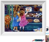 Artstudioclub™  Diamond painting volwassenen 25*20cm  Bakkerij