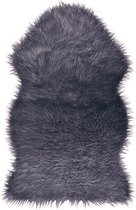 Lavandoux - Simili peau de mouton - 58 x 99 cm - Gris