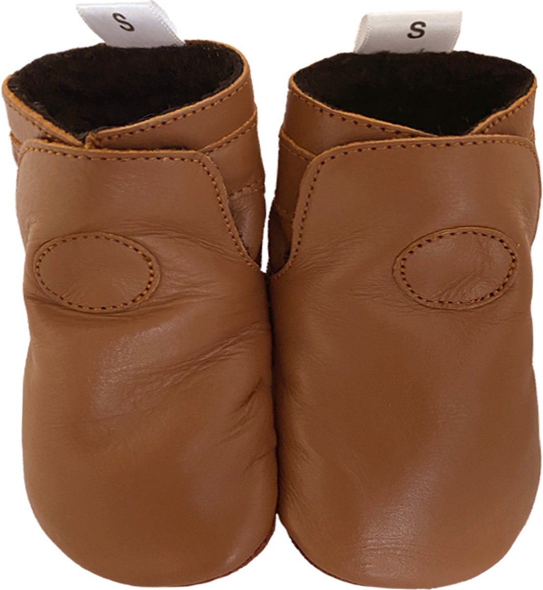 BabySteps winterlaarsjes Effen Caramel bruin maat 22/23