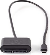 Nedis SATA naar USB Type C Adapter / 2.5 inch HDD en SSD Harde Schijf Compatible / SSD harde schijf uitbreiden connector Tot 6 Gbps Overdrachtssnelheid / Zwart / SSD"