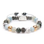 Karma armband Spiral Bright Beach M (grey crystal) 85317