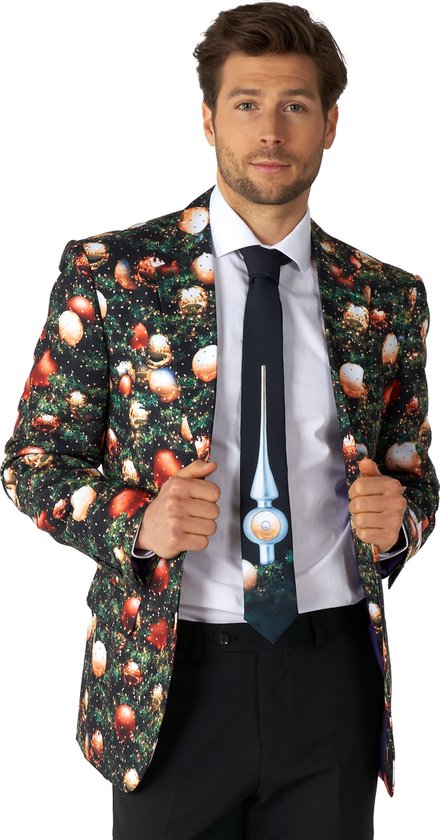 OppoSuits Shine Pine - Costume homme - Costume de Noël - Noël - Taille EU 48