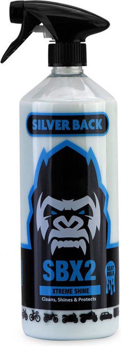 Silverback | SBX2 Silky Milk | Xtreme Protect & Shine | 1 liter | Motor Poetsmiddel | Motor schoonmaken ǀ Motor schoonmaakmiddel | Auto Poets Producten | Auto Wax