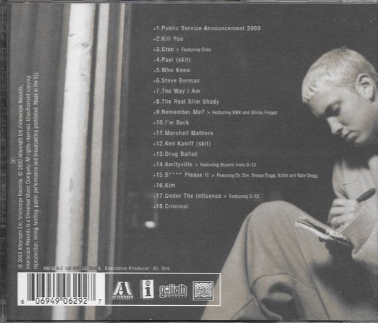 Eminem - The Marshall Mathers LP (CD) - Eminem