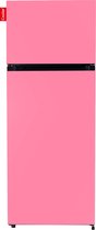 COOLER MEDIUM-FBUB Combi Top Koelkast, F, 164+41l, Bubblegum Pink Satin Front