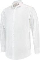 Tricorp 705008 Overhemd Stretch Slim Fit - Wit (Mouwlengte 5) - 39