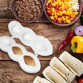 Noiller Kibbeh Gehaktballen maker - Gehaktbal maker - Pastei vorm - Handmatig - Kibbeh - 28cm