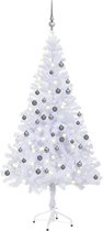 Huis en Tuin Depot Kunstkerstboom Met Led'S En Kerstballen 620 Takken 180 Cm