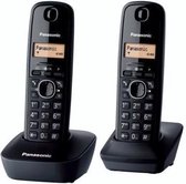 Panasonic KX-TG1612 telefoon DECT-telefoon Zwart