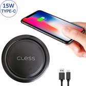 Cless- Wireless Charger 15w - Draadloos opladen - iPhone & Samsung - fast charger - update 2022
