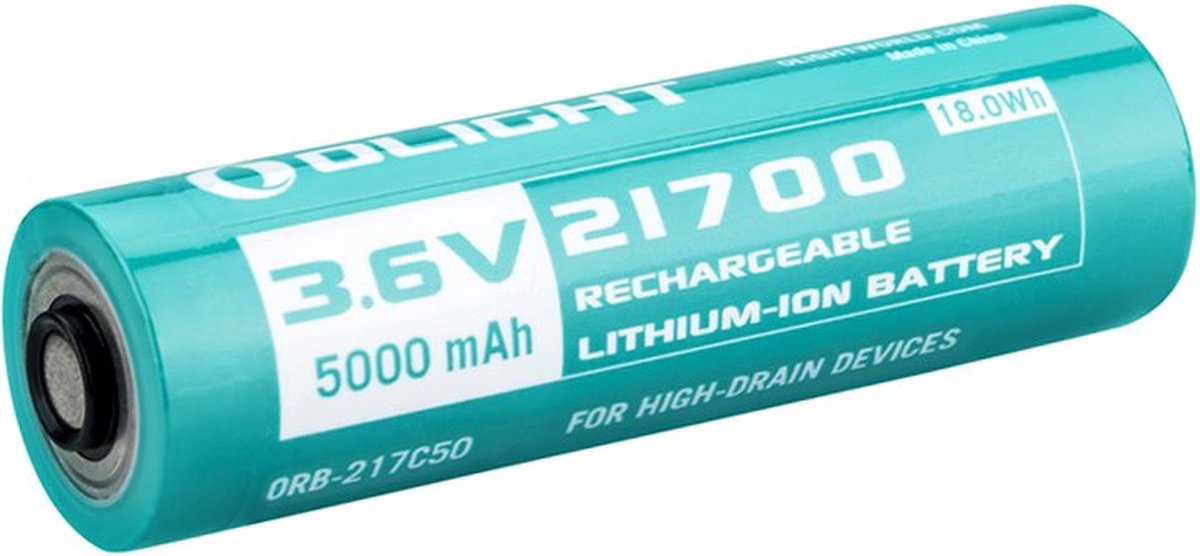 Olight Batterij Accu 21700 5000 mAh accu voor Seeker 2 Pro