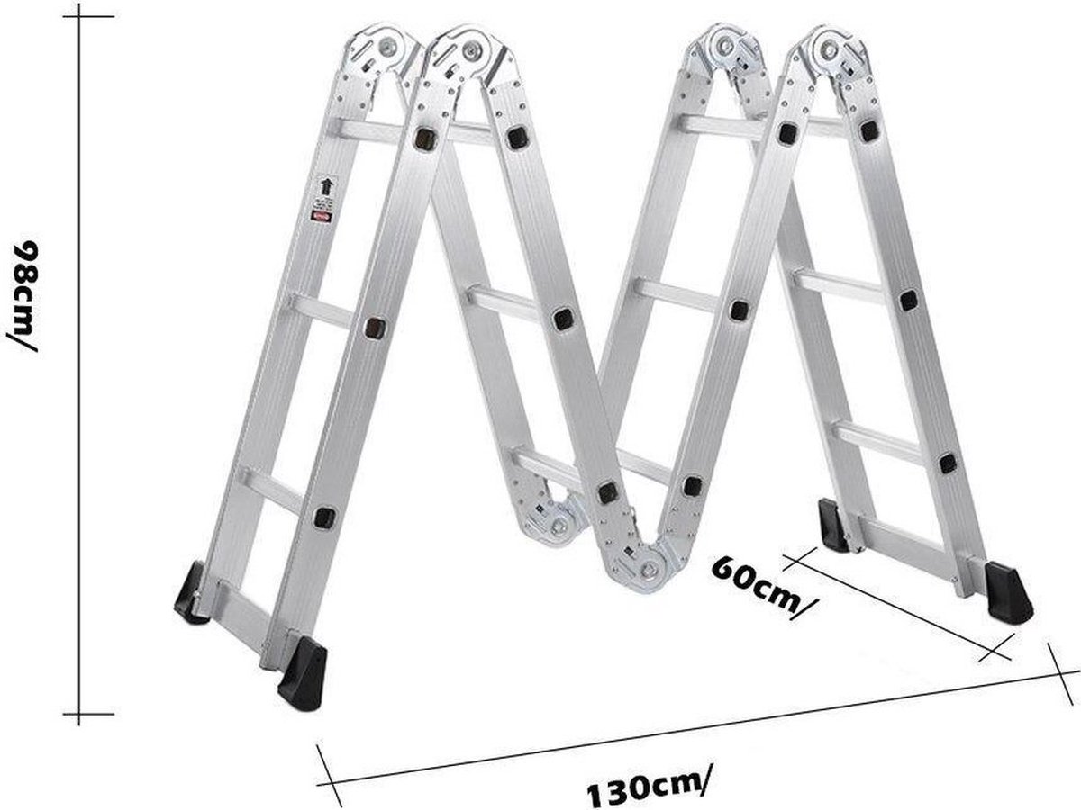 Echelle pliante multifonction 4x3 - 3,6 mètres