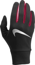 Nike Running handschoen model Dry Lightweight Men's - Zwart/Rood - Maat S
